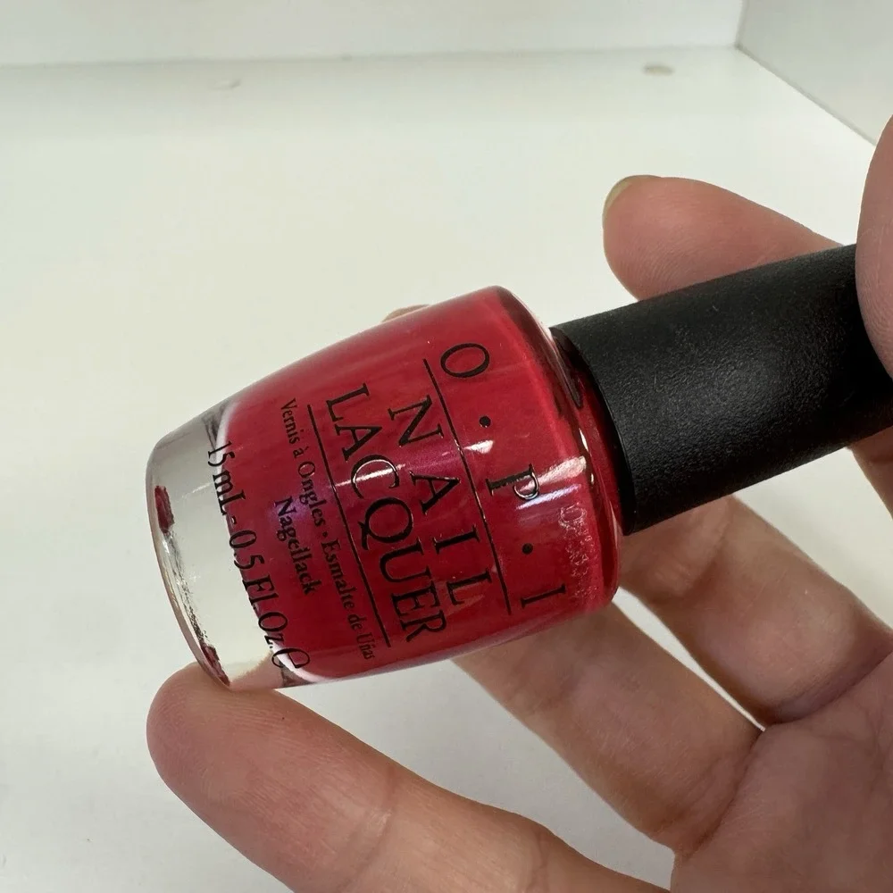 OPI Nail Lacquer Polish 0.5 oz NL L72 Opi Red